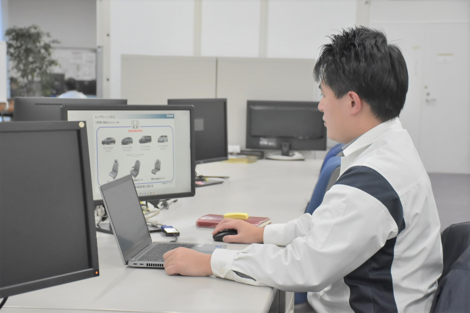 仕事の様子